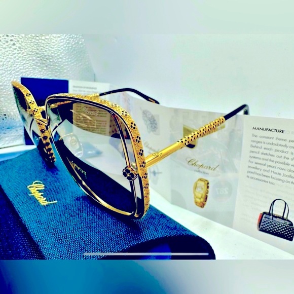 New! 👑CHOPARD IMPERIAL Sunglasses SCHG33S 2AMX, Authentic - Picture 16 of 16